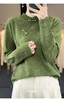ALBB-新款羊毛长袖法式复古半高领中式盘扣时尚舒适针织衫打底衫 商品缩略图7