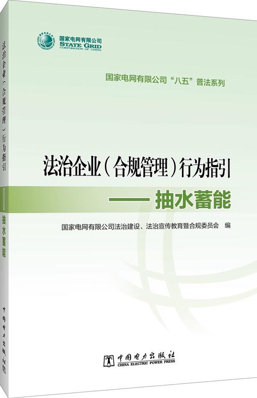 国家电网有限公司“八五”普法系列 法治企业（合规管理）行为指引——抽水蓄能 商品图0