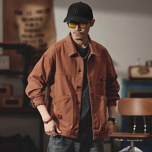 【新款DQ】大依优型大码牛仔外套新款牛仔衣青年百搭上衣潮款加肥加大胖子 商品图1