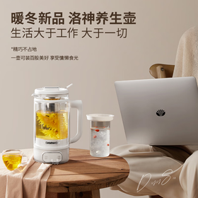 【韩国大宇洛神养生壶】家用多功能全自动办公室小型双层玻璃炖煮茶花茶壶