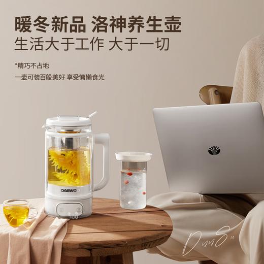 【韩国大宇洛神养生壶】家用多功能全自动办公室小型双层玻璃炖煮茶花茶壶 商品图0