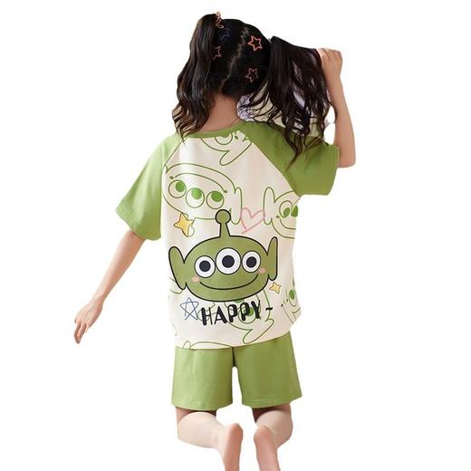 【超可爱！多款可选】2024新款卡通儿童睡衣，女童夏季薄款空调家居服，女孩短袖套装夏款 商品图4