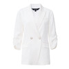 EITIE爱特爱春季新款气质通勤高级白色休闲西装外套A2403309 商品缩略图5