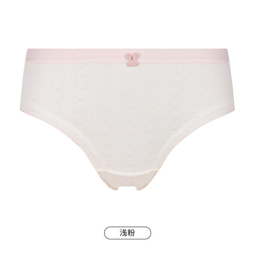 都市丽人基础系列舒肤棉内裤女棉提花纯棉女士内裤低腰三角内裤LK43A7 商品图10