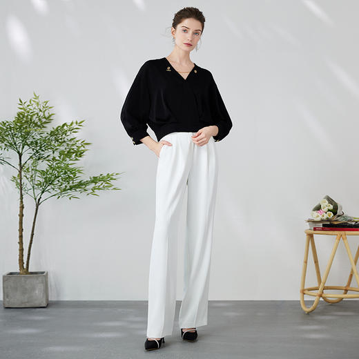 EITIE爱特爱夏季新款通勤百搭显瘦小上衣7413108 商品图7