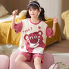 【超可爱！多款可选】2024新款卡通儿童睡衣，女童夏季薄款空调家居服，女孩短袖套装夏款 商品缩略图6