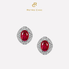 Black Tea 红茶红宝石系列 | 露西亚红宝石耳钉