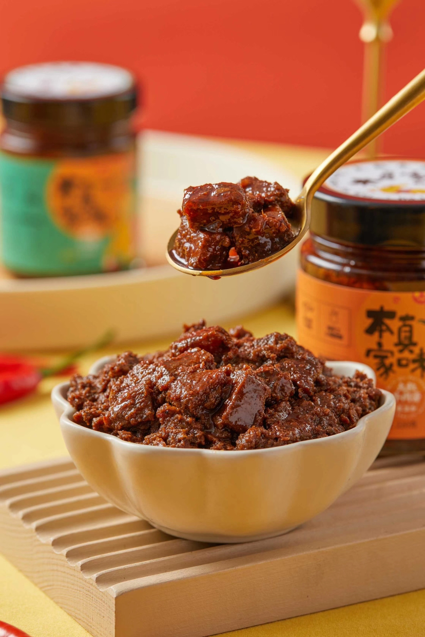 【店长推荐】纯手工0添加大块牛肉酱