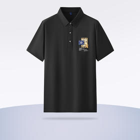 【亚麻手感】【新款DDY】大依优型大码男装短袖Polo衫翻领棉质加肥加大透气吸汗夏季上衣半袖t恤夏装