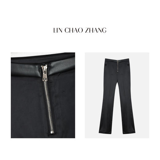 清仓捡漏LIN CHAO ZHANG 【真人芭比】超模腿喇叭裤 商品图0