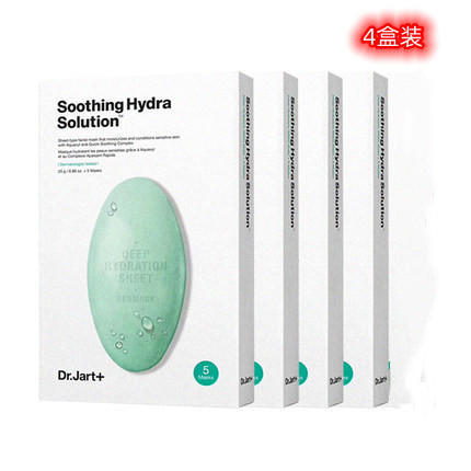 【航免仓】Dr.Jart+/蒂佳婷水动力活力补水绿药丸面膜4盒装 商品图0