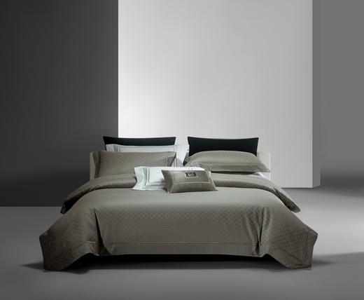 利路米24年新款百支色织提花四件套朗序咖 商品图1