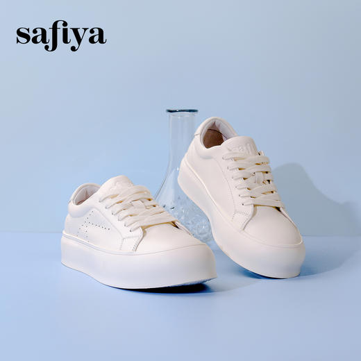 超值精选|Safiya/索菲娅2024百搭舒适低帮休闲小白鞋 SF33912256 商品图0