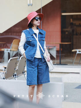 PETIT SCHAN小闪 CLO#216 Blue Kenting 蓝色垦丁 金葱牛仔短裤