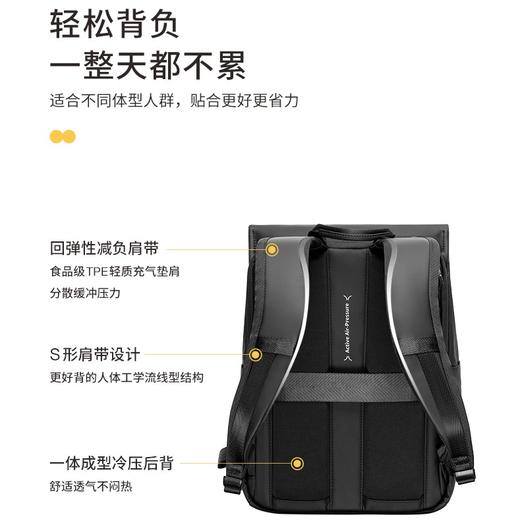 地平线8号（LEVEL8）MOMENT系列15.6寸/14寸休闲商务笔记本双肩背包 商品图3