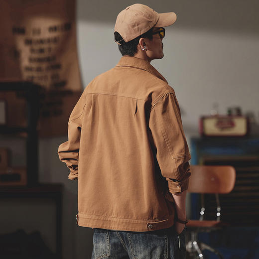 【Q】【新款DQ】大依优型大码牛仔外套新款牛仔衣青年百搭上衣潮款加肥加大胖子 商品图3