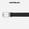 万宝龙 经典系列黑色马蹄形闪亮镀钯针式带扣皮带  MB128756-F . 商品缩略图4