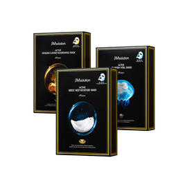 【航免仓】30片!JM面膜燕窝+水母+鱼子酱组合装保湿补水提亮肤色