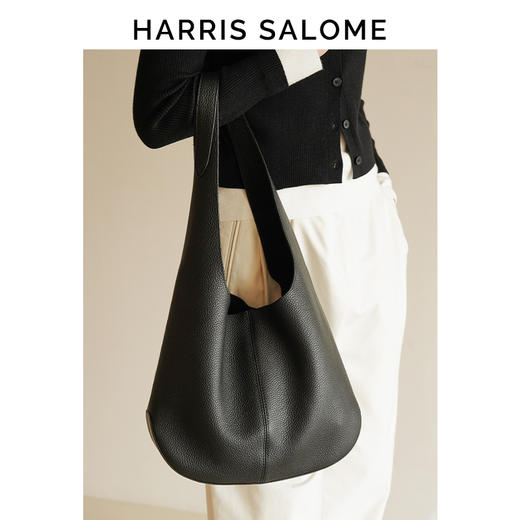 HARRIS SALOME牛皮松弛感大容量单肩包通勤柔软 商品图7