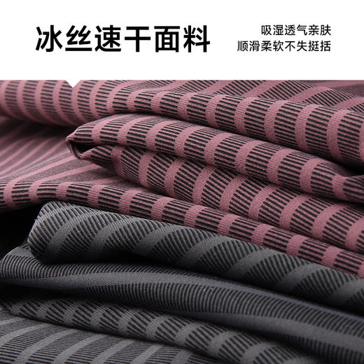 【Q】【冰丝速干】【新款DK】大依优型大码男装短袖无痕高弹衬衫翻领加肥加大透气吸汗夏季上衣半袖t恤夏装 商品图3