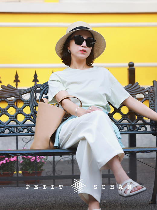 PETIT SCHAN小闪 CLO#242 Basic Schan 2023 基础闪 80S匹马棉经典必入款圆领短袖T恤 商品图3