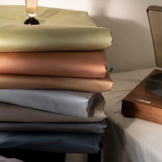 2024春 100S新疆长绒棉双拼床品三件套/四件套 床单款床笠款  雅致清爽春日色 商品图7