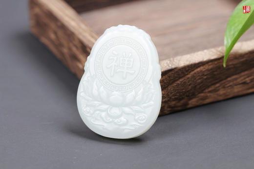 和田羊脂白玉【观音】 配精美挂绳 商品图2