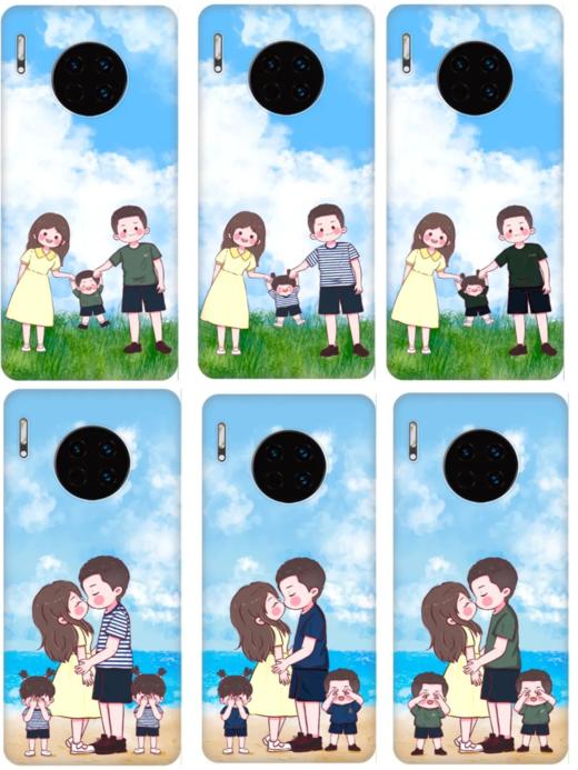 【定制军婚家庭合影手机壳系列液态硅胶/皮纹壳材质古董白色，定制不退换下单请备注手机型号】 商品图0