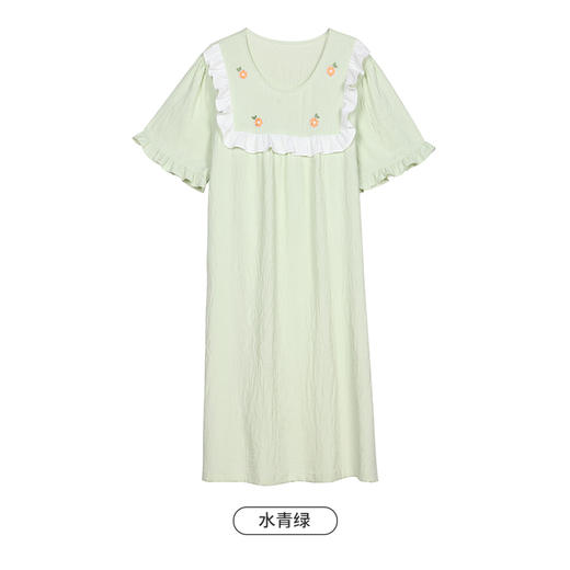 都市丽人生活家居春夏睡衣女软绵绵家居服薄款短袖裙女士睡裙LH46A8 商品图7