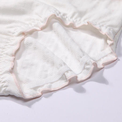 都市丽人基础系列舒肤棉内裤女棉提花纯棉女士内裤低腰三角内裤LK43A7 商品图4