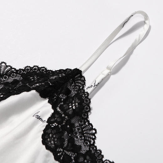 都市丽人生活家居春夏睡衣女冰雪丝印花家居服薄款吊带裙+外袍女士丝质套装LH44A3 商品图9