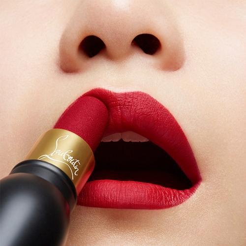 【航免仓】CL路铂廷萝卜丁丝绒哑光经典红001M 商品图2