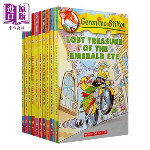 【中商原版】老鼠记者1-30 Geronimo Stilton (Titles #1-#30) (Book Only) 英文原版全彩漫画 章节书文学 7-9岁儿童读物 进口 商品图1