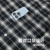 【100%棉】【新款DPS】大依优型大码短袖衬衫带口袋纯棉格纹加肥加大男装免烫大号大码衬衣上衣男士绅士商务休闲半袖夏季 商品缩略图2