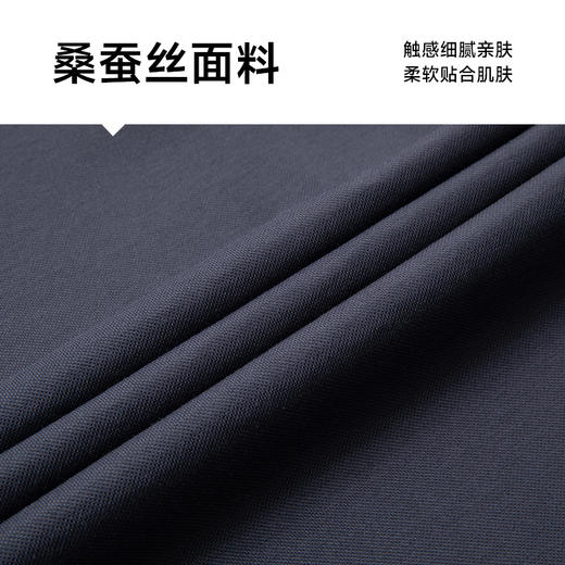 【桑蚕丝】【新款DPS】大依优型大码男装短袖POLO衫翻领桑蚕丝加肥加大透气吸汗夏季上衣半袖t恤夏装 商品图3