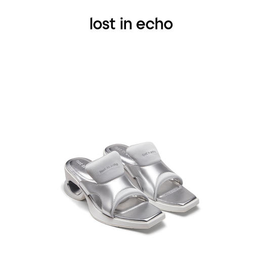 lost in echo2024春季新品设计师品牌尖方头异形镂空跟运动凉拖 商品图0