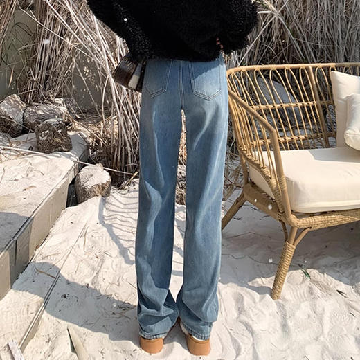 裁缝学苑AS195高腰窄版阔腿牛仔裤纸样女装裤子直筒拖地裤打版裁剪样板 商品图2