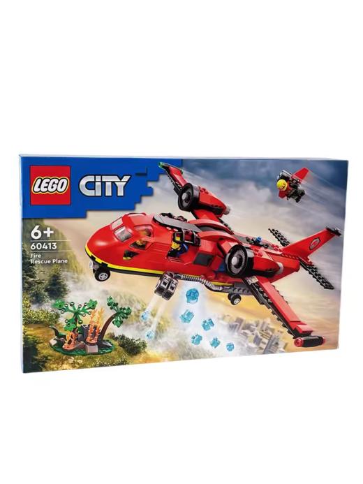 LEGO乐高60413消防飞机城市系列男女孩儿童益智拼装积木玩具礼物 商品图0