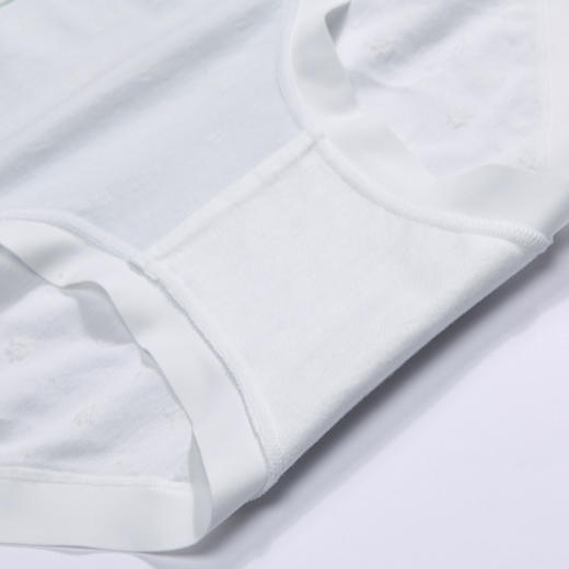 都市丽人基础系列舒肤棉内裤女棉提花纯棉女士内裤中腰平角内裤LK45D7 商品图8