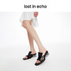 lost in echo2024春季新品设计师品牌尖方头异形镂空跟运动凉拖 商品缩略图3