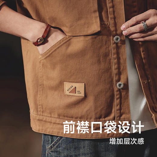 【Q】【新款DQ】大依优型大码牛仔外套新款牛仔衣青年百搭上衣潮款加肥加大胖子 商品图2