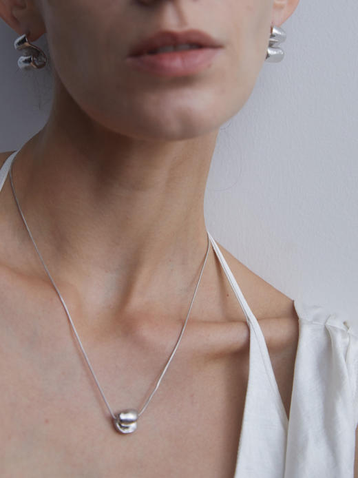 ABOAB｜FOLD necklace [ 项链 金 / 银 ]【SCULPTING】 商品图3