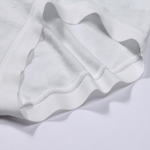 都市丽人基础系列舒肤棉内裤女棉提花纯棉女士内裤中腰平角内裤LK45D7 商品图6