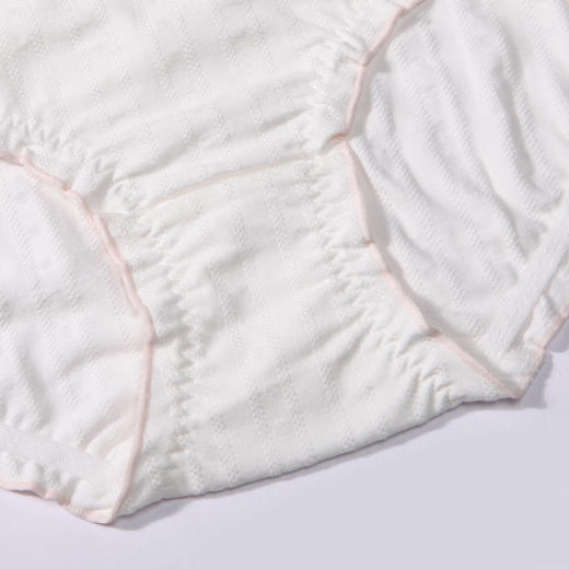 都市丽人基础系列舒肤棉内裤女棉提花纯棉女士内裤低腰三角内裤LK43A7 商品图5