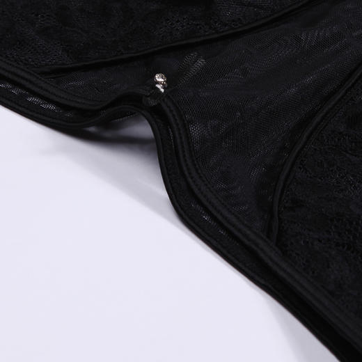 都市丽人时尚系列蕾丝网布内裤女蕾丝女士内裤中腰三角内裤LK42A9 商品图5