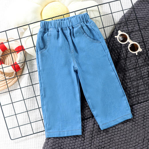 【59元任选2条春秋宝宝裤】2024春季新款 男童女童春季卫裤牛仔裤休闲裤 耐穿耐磨 舒适面料 商品图3
