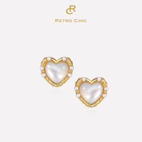 Love Note 情书系列 |  情书白贝耳钉