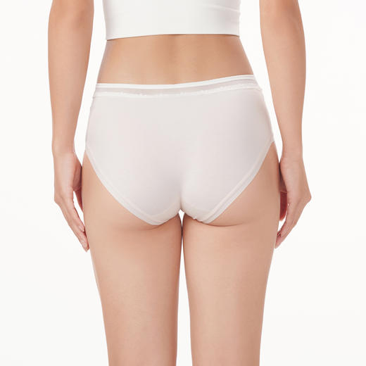 都市丽人基础系列舒肤棉内裤女100S棉纯棉女士内裤低腰三角内裤LK43B3 商品图3