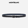 万宝龙 经典系列黑色马蹄形闪亮镀钯针式带扣皮带  MB128756-F . 商品缩略图3