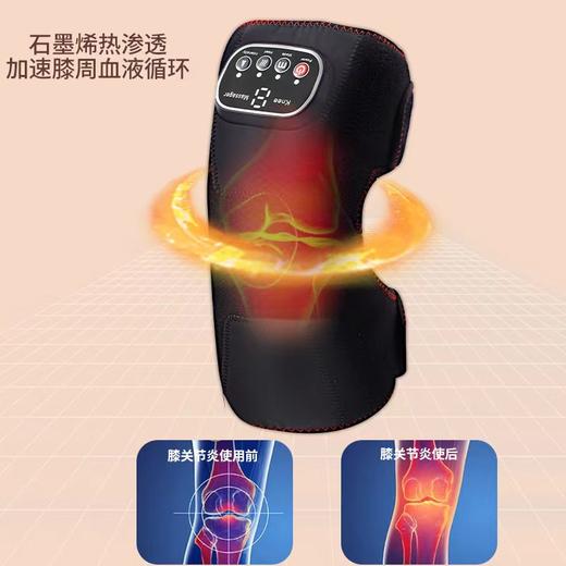 空气波护膝按摩仪，气囊挤压、石墨烯发热 商品图2
